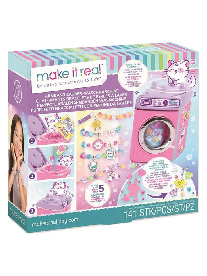 make it real Zestaw kreatywny "Armband Magic Washing Machine" - 8+ rozmiar: onesize