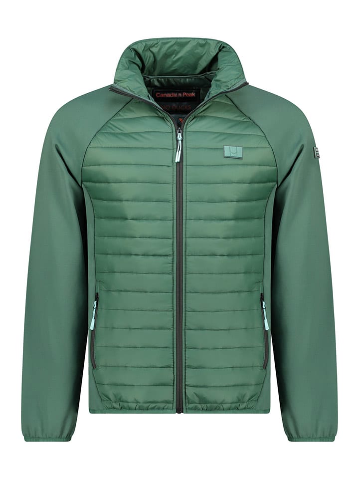 Canadian Peak Kurtka polarowa "Touroeak" w kolorze zielonym rozmiar: XL