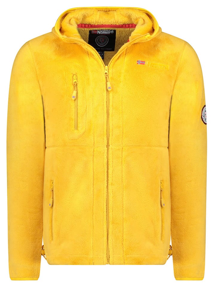 Geographical Norway Kurtka polarowa "Upload" w kolorze żółtym rozmiar: 140