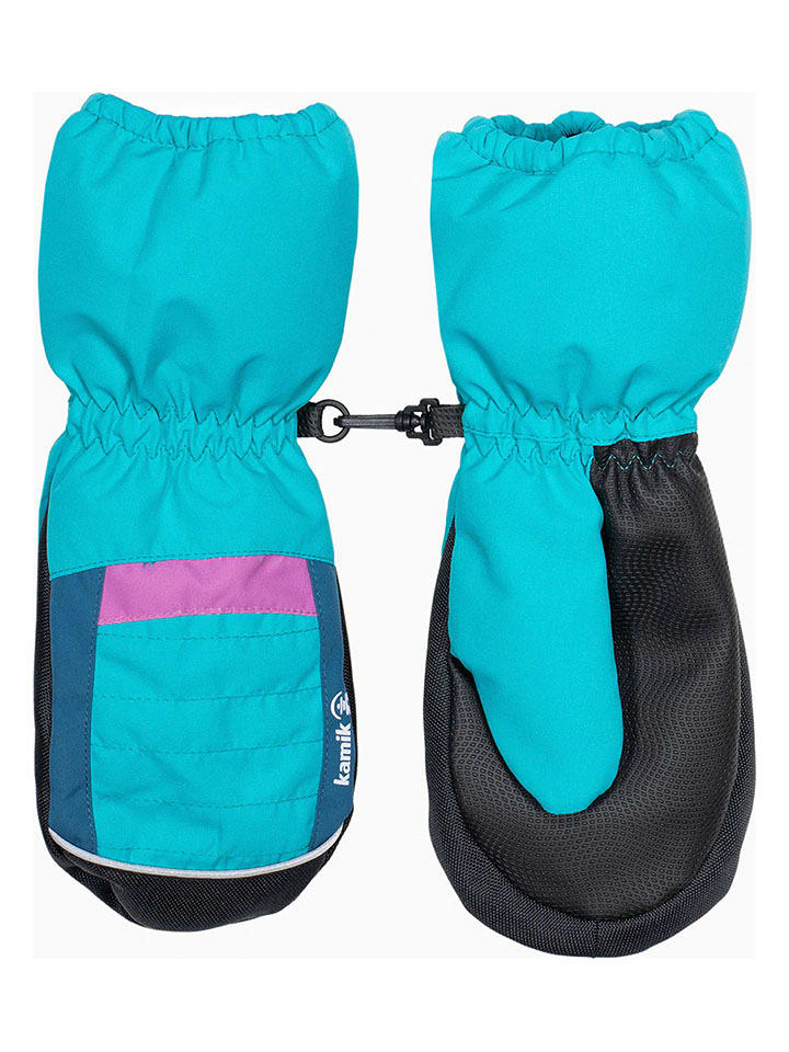 Kamik Rękawice funkcyjne "Bobcat" w kolorze błękitnym rozmiar: 80-98