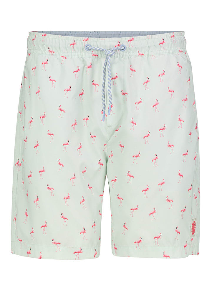 Sublevel Szorty kąpielowe w kolorze zielonym rozmiar: S