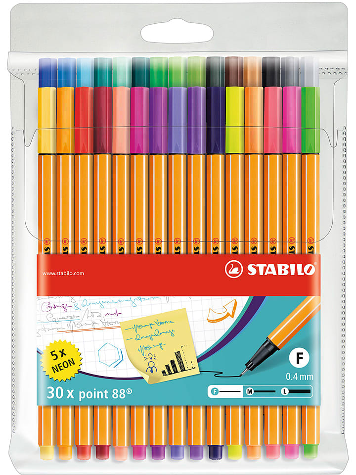 STABILO Cienkopisy (30 szt.) "STABILO Point 88" rozmiar: onesize