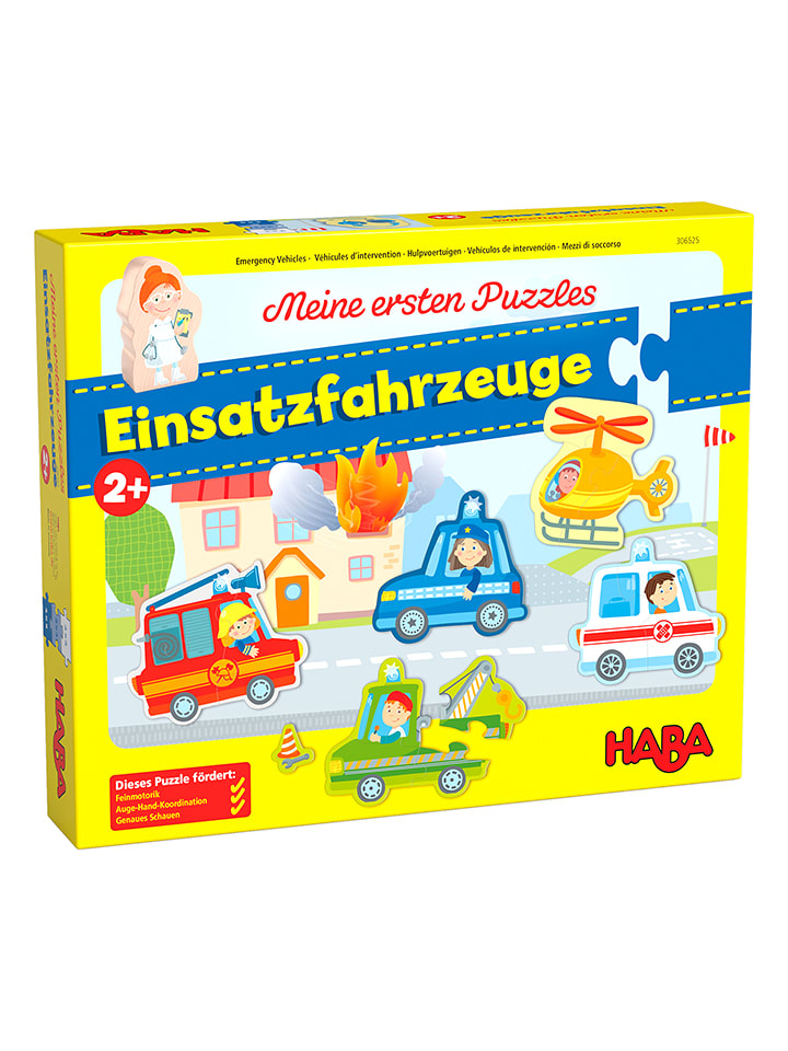 Haba Pierwsze puzzle "Emergency vehicles" - 2+ rozmiar: onesize
