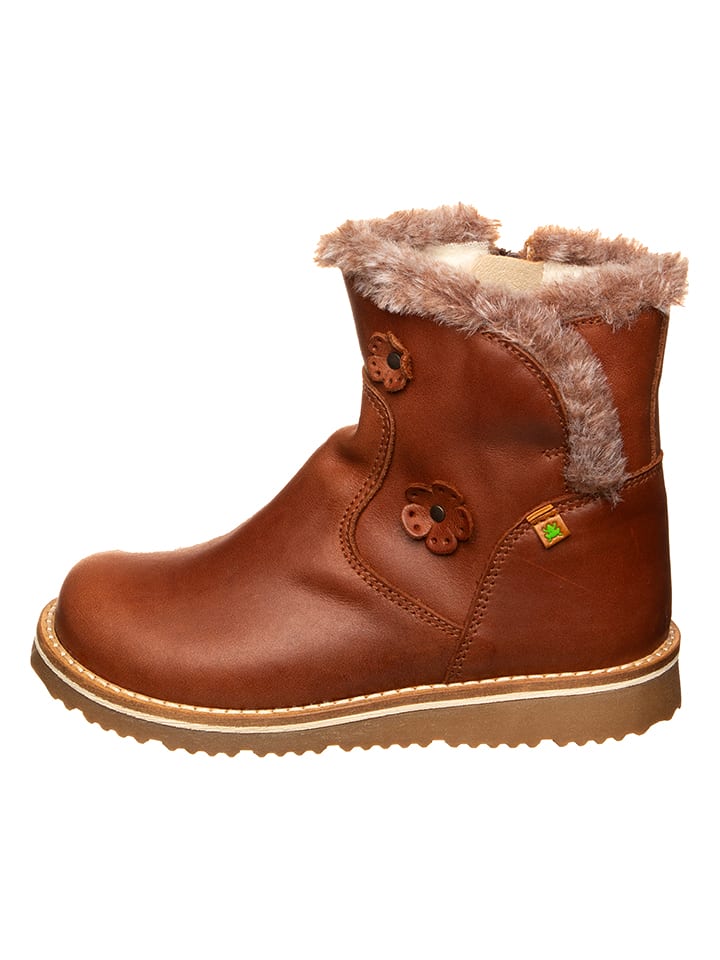 El Naturalista Skórzane botki zimowe w kolorze brązowym rozmiar: 27