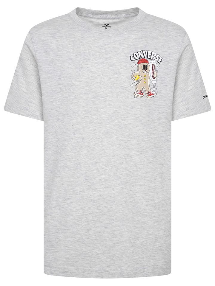 Converse Koszulka w kolorze szarym ze wzorem rozmiar: 152/158