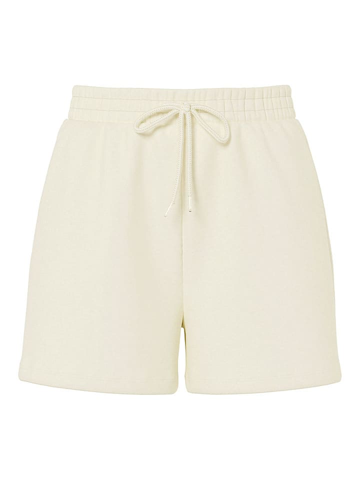 Pieces Szorty dresowe "Chilli" w kolorze kremowym rozmiar: XS