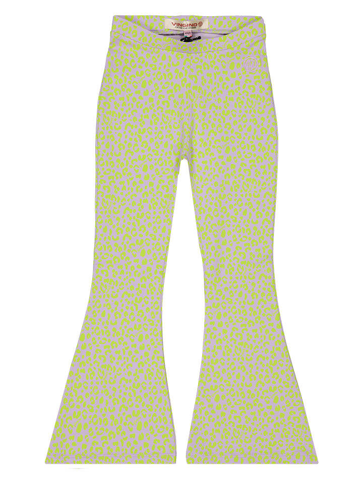 Vingino Legginsy "Sare" w kolorze fioletowo-żółtym rozmiar: 92