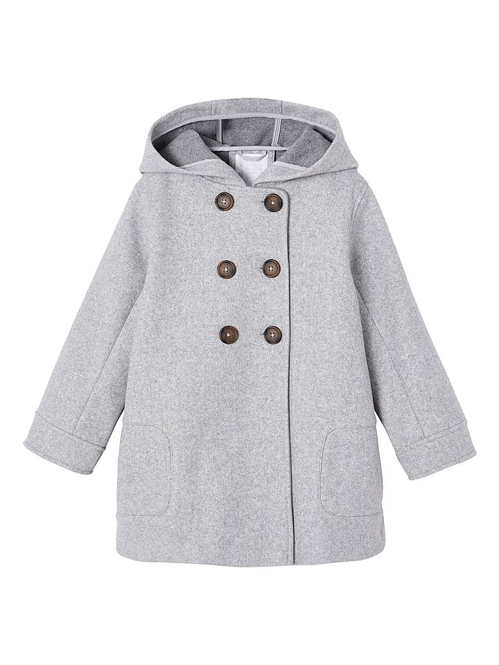 vertbaudet Płaszcz zimowy w kolorze szarym rozmiar: 110