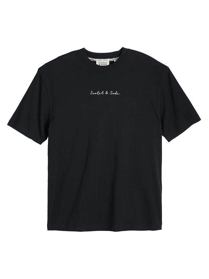 Scotch & Soda Koszulka w kolorze czarnym rozmiar: S