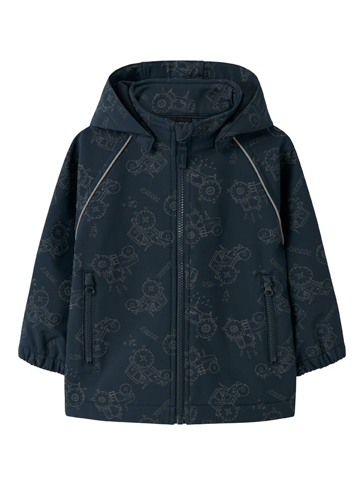 name it Kurtka softshellowa "Alfa08" w kolorze granatowym rozmiar: 116