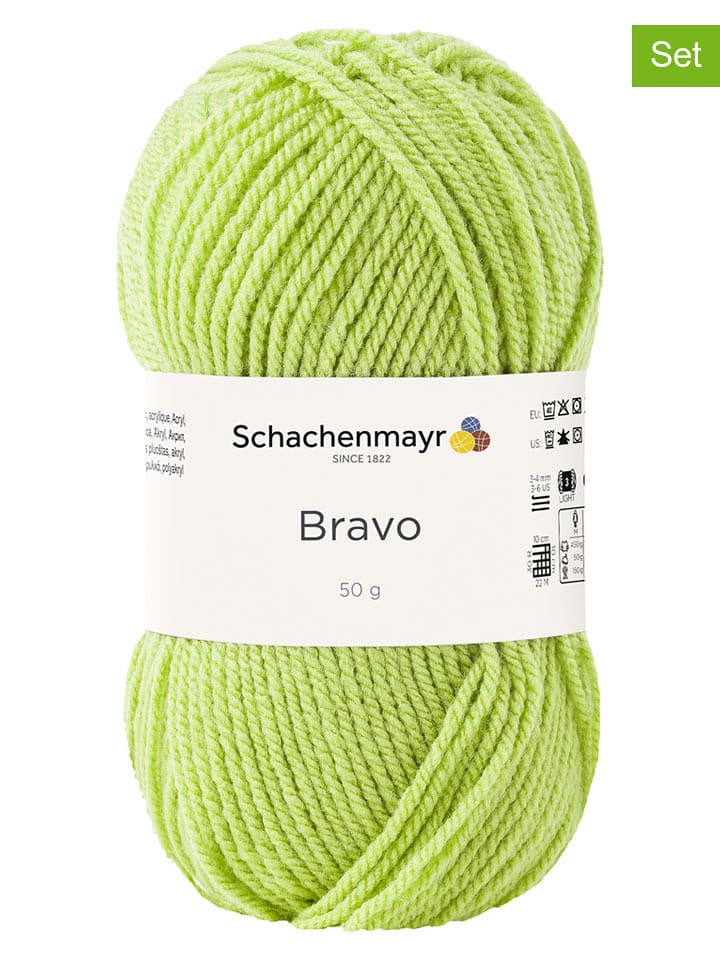 Schachenmayr since 1822 Przędza z tworzywa sztucznego (20 szt.) w kolorze jasnozielonym - 20 x 50 g rozmiar: onesize
