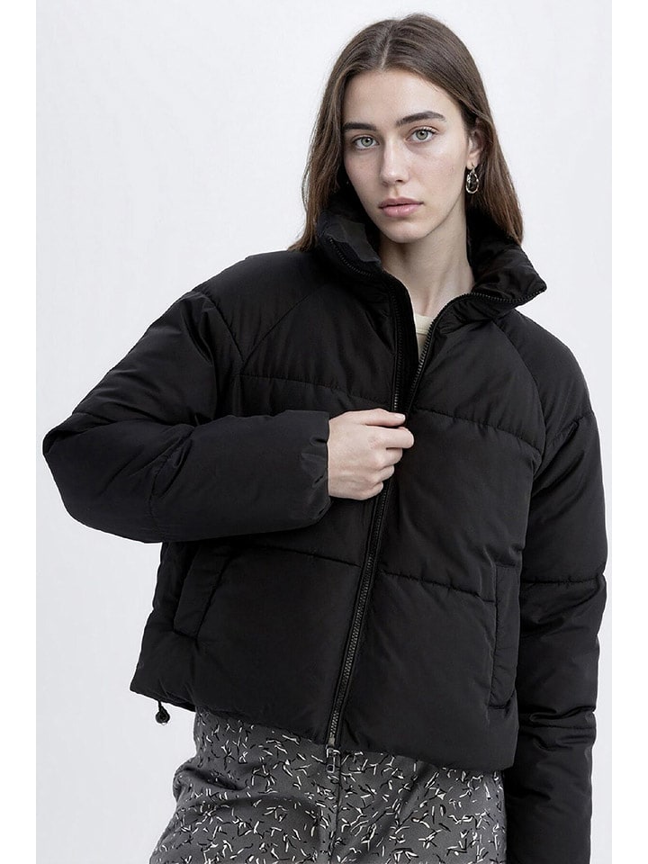 DeFacto Kurtka zimowa w kolorze czarnym rozmiar: S