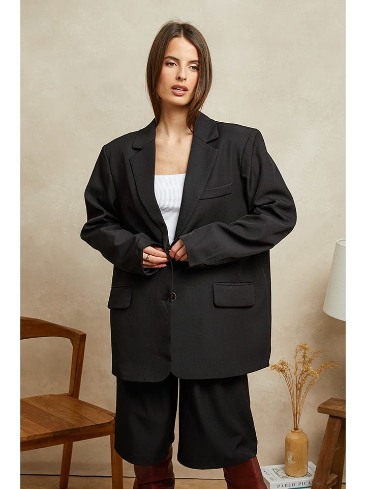 Plume Blezer "Major" w kolorze czarnym rozmiar: M