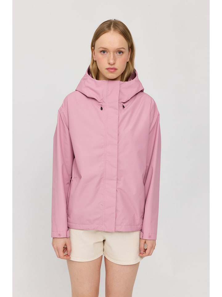MAZINE Kurtka przeciwdeszczowa w kolorze jasnoróżowym rozmiar: M