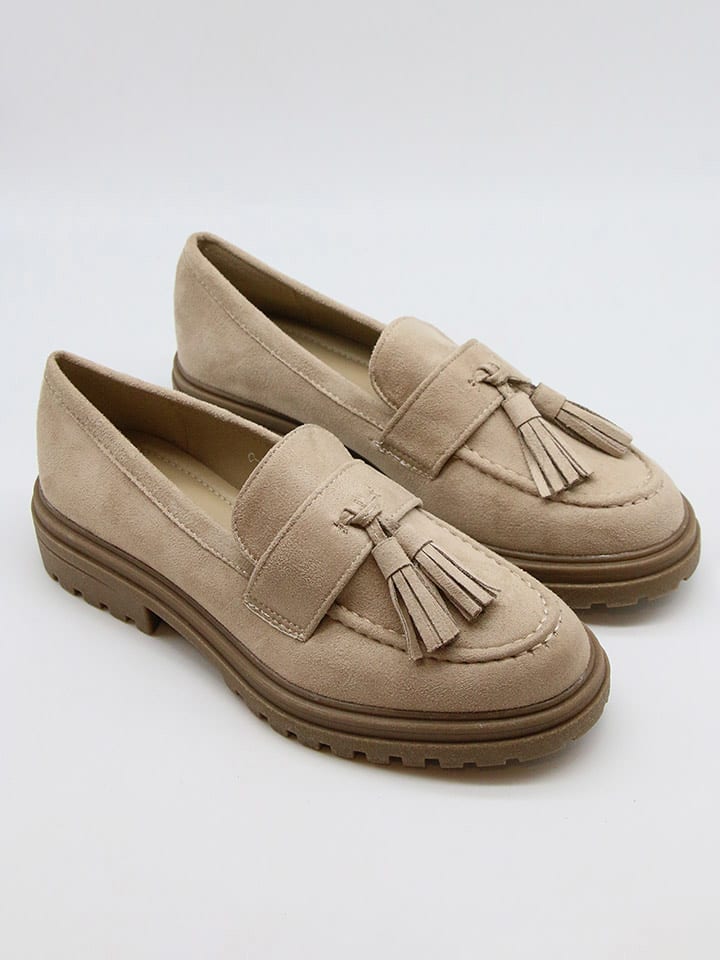 Bellucci Mokasyny w kolorze beżowym rozmiar: 37