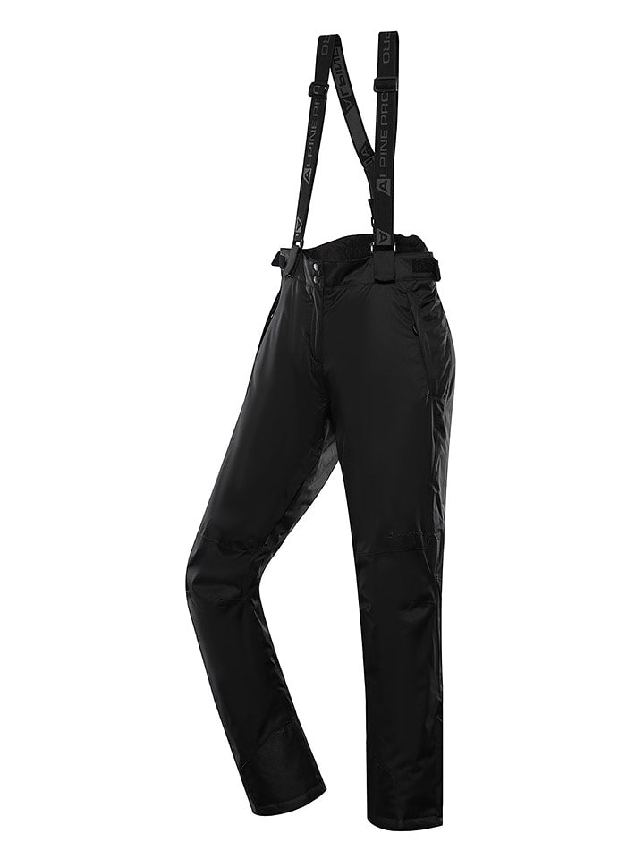 Alpine Pro Spodnie narciarskie "Edesa" w kolorze czarnym rozmiar: XL