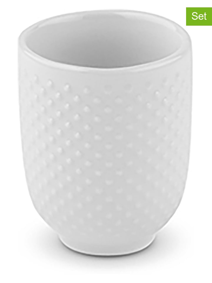 Laguiole Kubki (6 szt.) "Serenity" w kolorze białym - 148 ml rozmiar: onesize