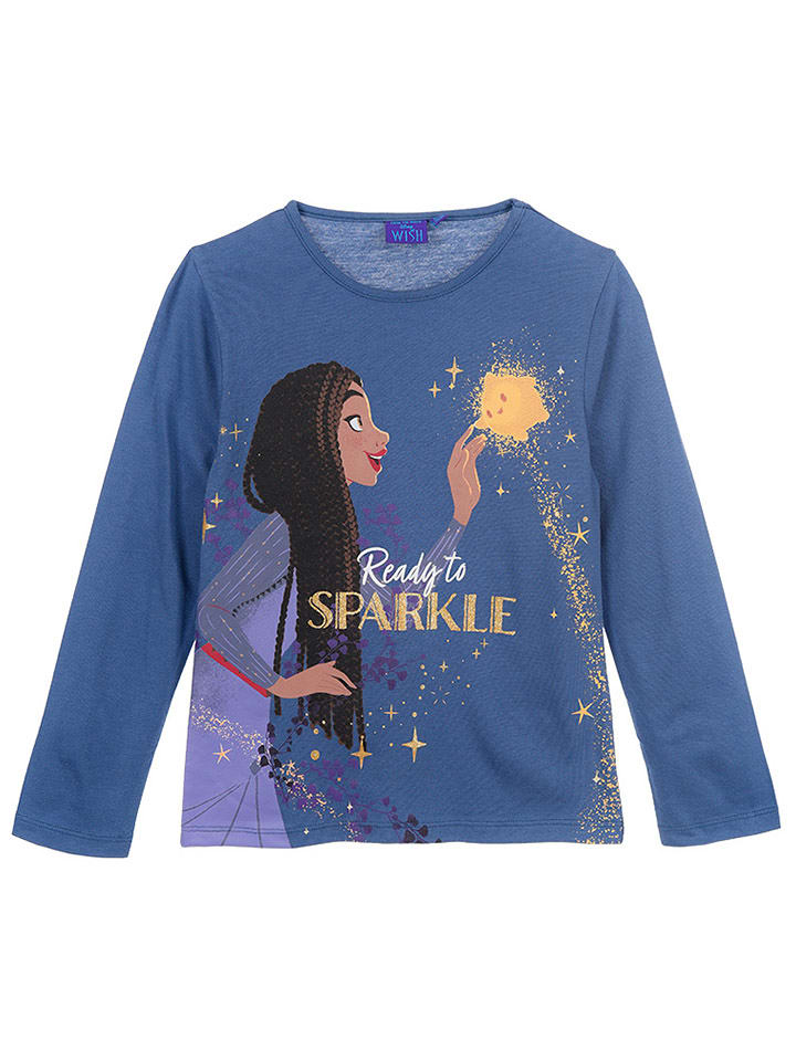 Disney Koszulka "Wish" w kolorze granatowym rozmiar: 104