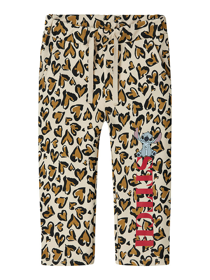 name it Spodnie dresowe w kolorze jasnobrązowo-beżowym rozmiar: 104