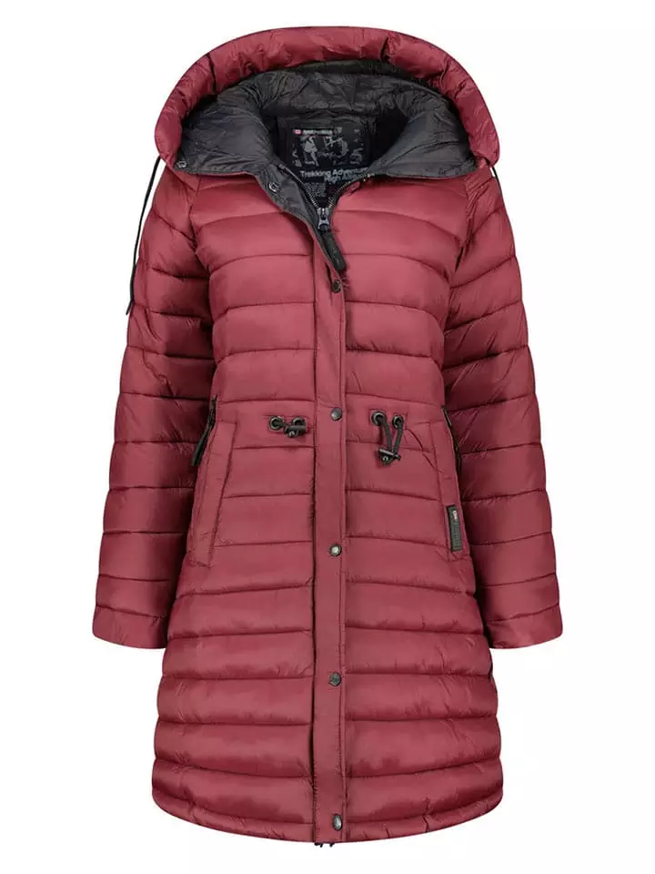 ANAPURNA Płaszcz pikowany "Batigana" w kolorze bordowym rozmiar: M