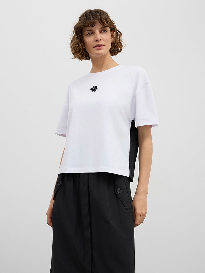 BGN Koszulka w kolorze biało-czarnym rozmiar: 38