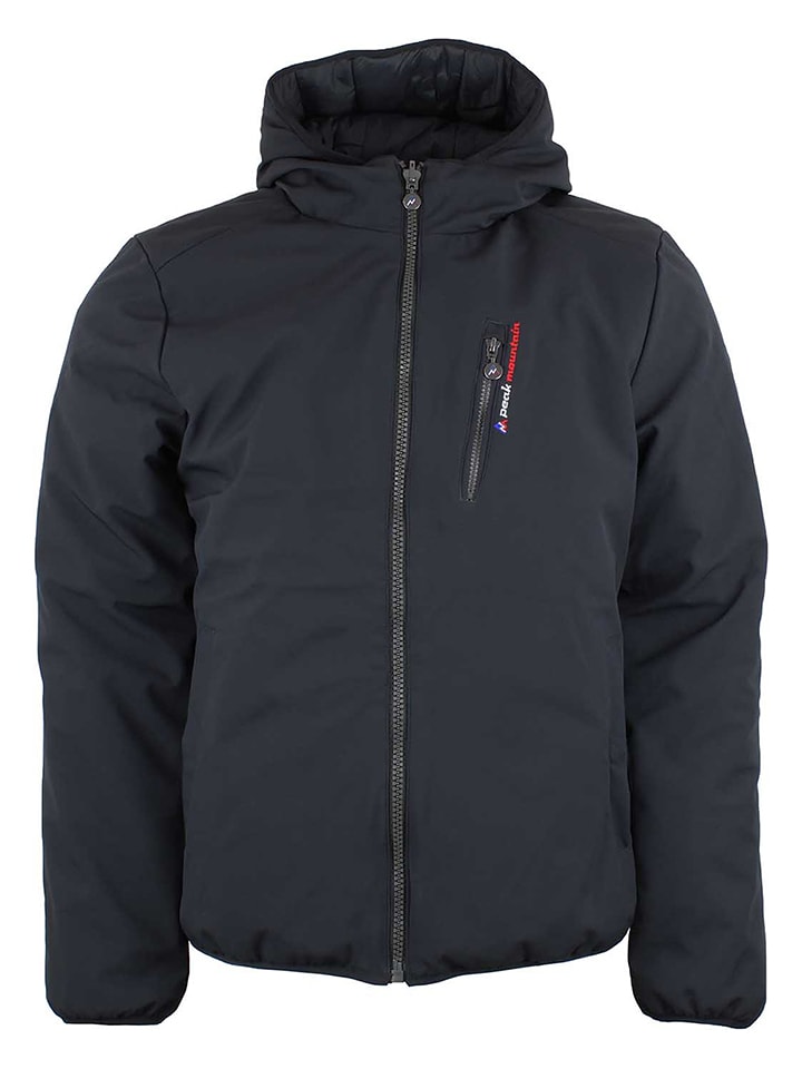 Peak Mountain Dwustronna kurtka "Colisee" w kolorze czarnym rozmiar: M