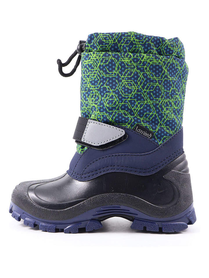 lamino Kozaki zimowe w kolorze granatowym rozmiar: 31