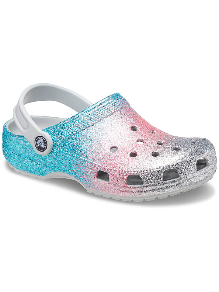 Crocs Chodaki w kolorze srebrnym rozmiar: 33/34