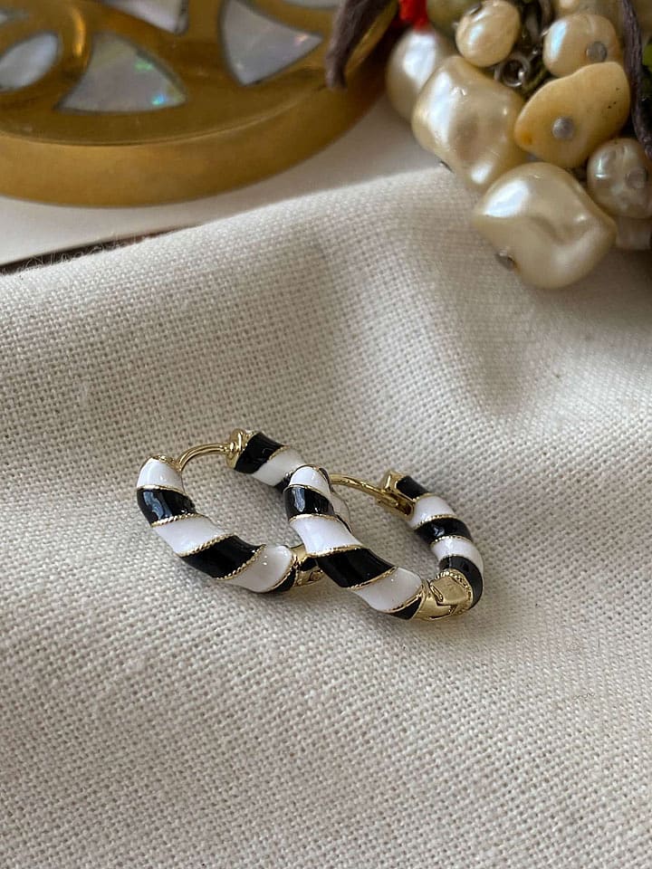 Luseera Pozłacane kolczyki-kreole rozmiar: onesize