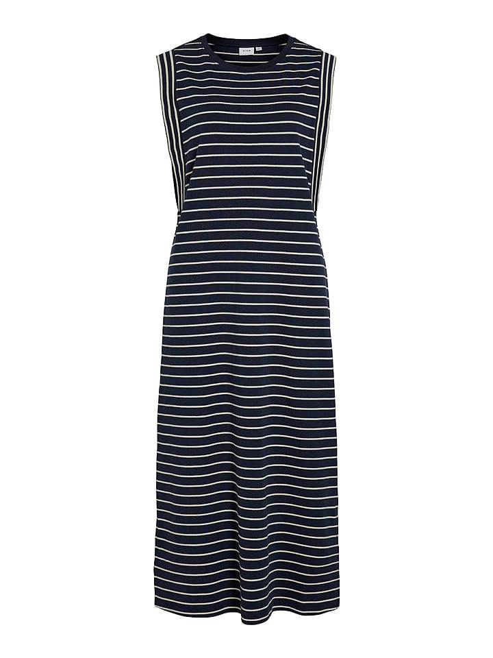 Vila Sukienka "Veriana" w kolorze granatowo-białym rozmiar: M