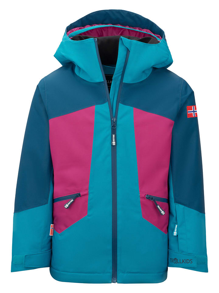Trollkids Kurtka narciarska "Rauland" w kolorze niebieskim rozmiar: 116