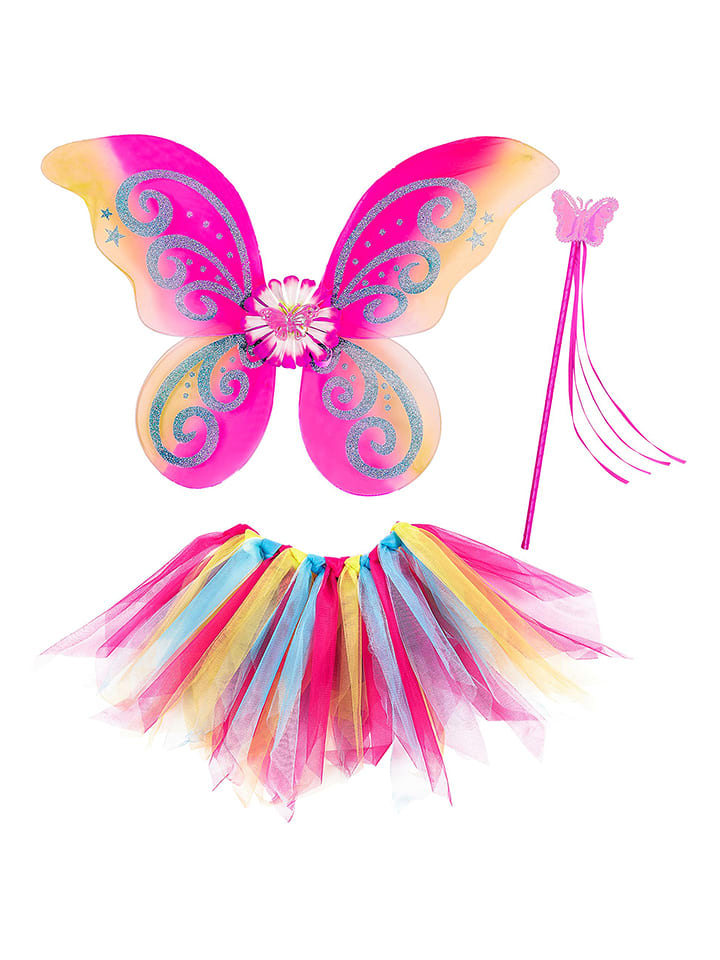 Carnival Party 3-częściowy zestaw "Magic Fairy" w kolorze różowym rozmiar: onesize