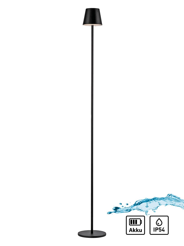 Just Light Lampa stojąca LED w kolorze czarnym - wys. 125 cm rozmiar: onesize