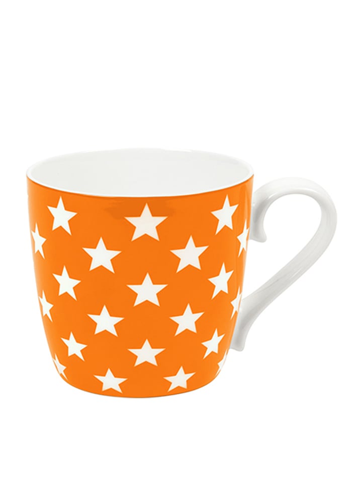 Könitz Kubek ''Stars'' w kolorze pomarańczowym - 415 ml rozmiar: onesize