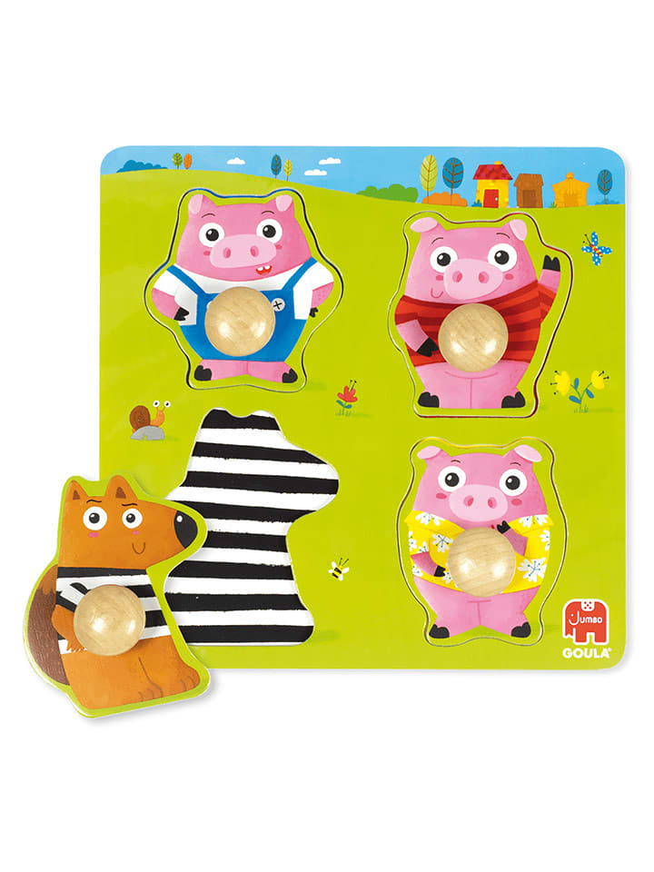 Jumbo 4-częściowe puzzle ze wzorem - 12m+ rozmiar: onesize