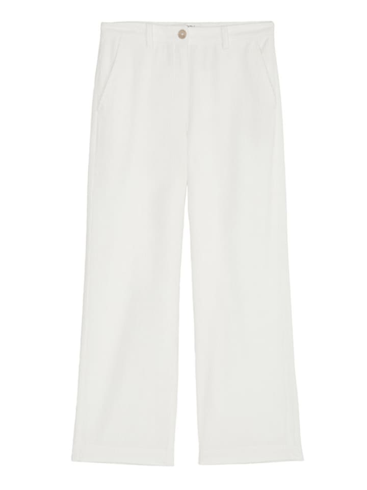 Marc O´Polo Spodnie sztruksowe w kolorze białym rozmiar: 42