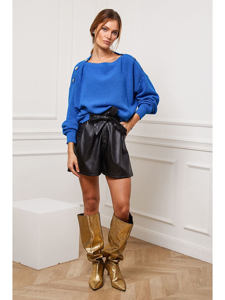 Joséfine Sweter "Burny" w kolorze niebieskim rozmiar: XL