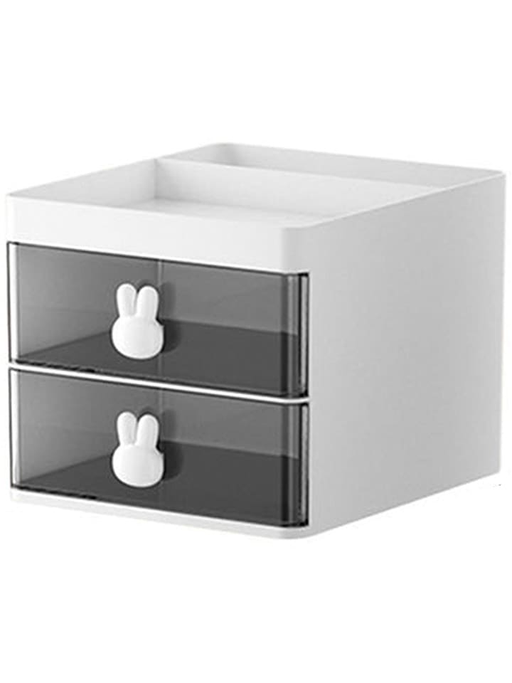 Joybos Organizer w kolorze białym na kosmetyki - 12 x 11,5 x 16 cm rozmiar: onesize