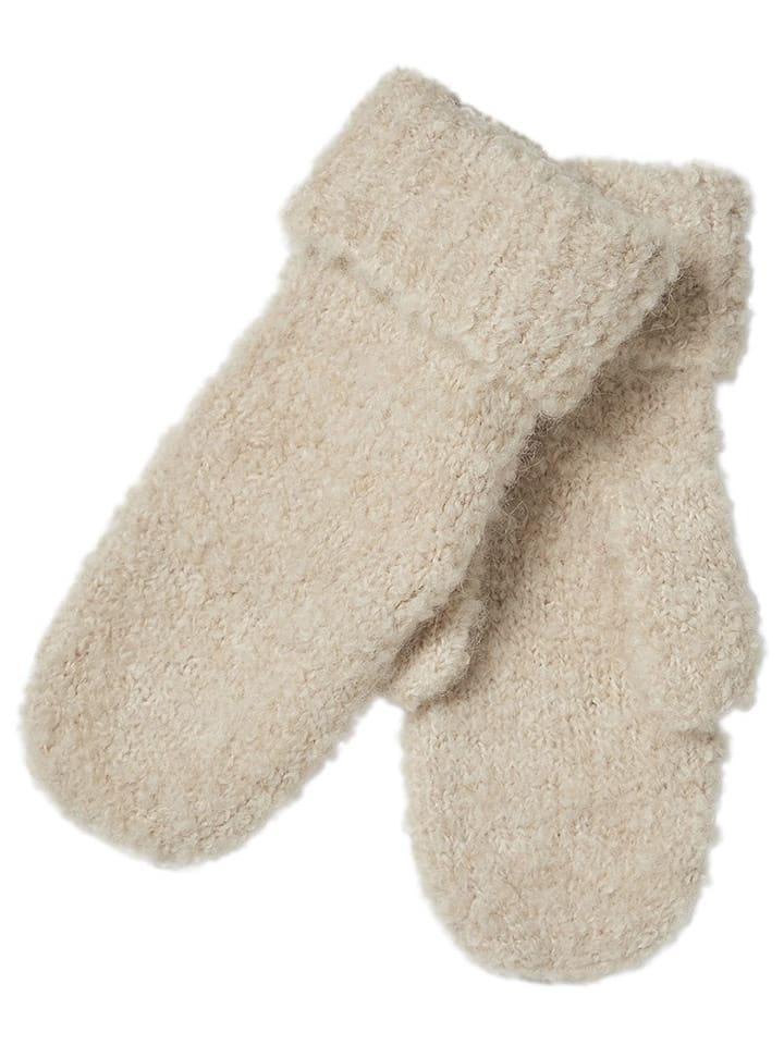 MOSS COPENHAGEN Rękawiczki "Dunya Mittens" w kolorze beżowym rozmiar: onesize