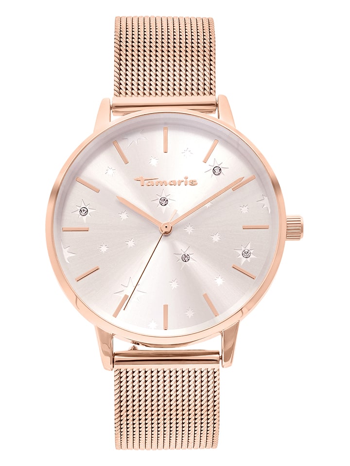 Tamaris Zegarek kwarcowy w kolorze różowozłoto-białym rozmiar: onesize