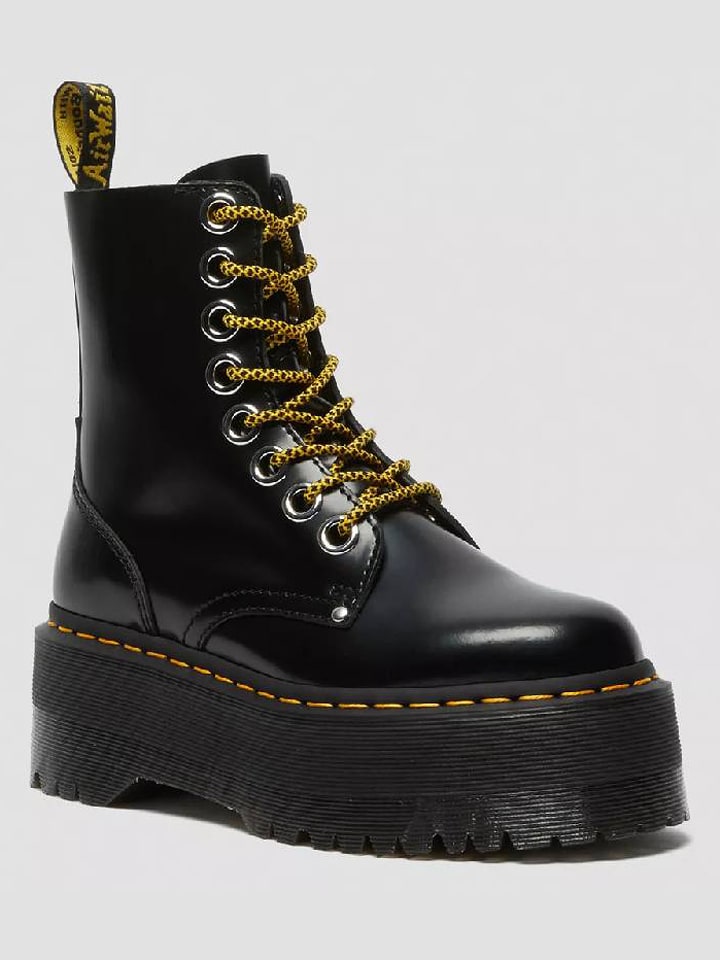 Dr. Martens Skórzane botki w kolorze czarnym rozmiar: 37