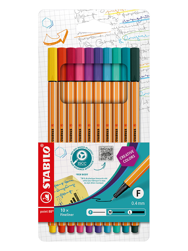 STABILO Cienkopisy (10 szt.) "STABILO point 88" rozmiar: onesize
