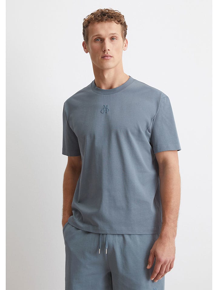 Marc O´Polo Bodywear Koszulka w kolorze niebieskim rozmiar: M