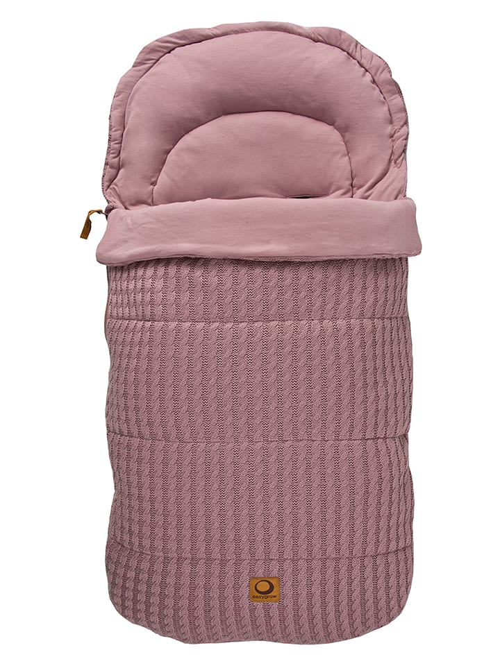 easygrow Śpiworek "Grandma Old" w kolorze jasnoróżowym - dł. 110 cm rozmiar: onesize