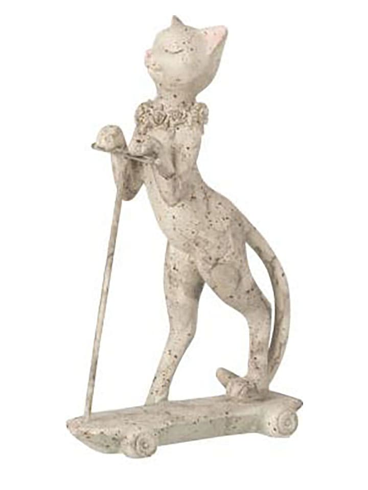 J Line Figurka dekoracyjna w kolorze szarym - 11,5 x 19 x 5 cm rozmiar: onesize