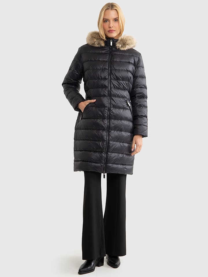 BIG STAR Płaszcz puchowy w kolorze czarnym rozmiar: XL