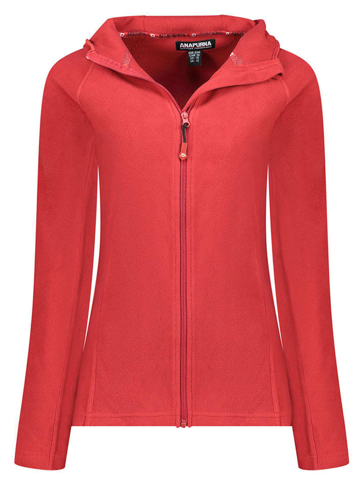 ANAPURNA Kurtka polarowa "Tugoodana" w kolorze czerwonym rozmiar: S