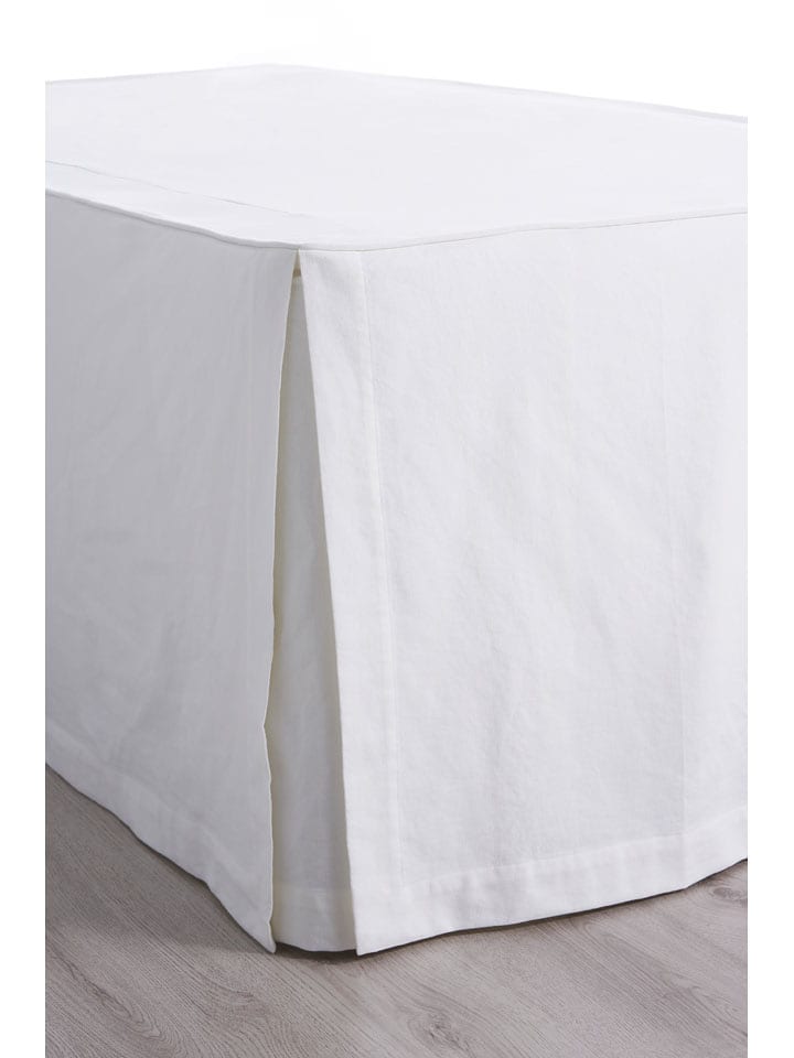 Ellos Home Falbana "Shelby" w kolorze białym na łóżko rozmiar: 160x200 cm