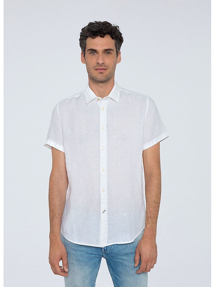 Pepe Jeans Koszula "Mark" - Regular fit - w kolorze białym rozmiar: XL