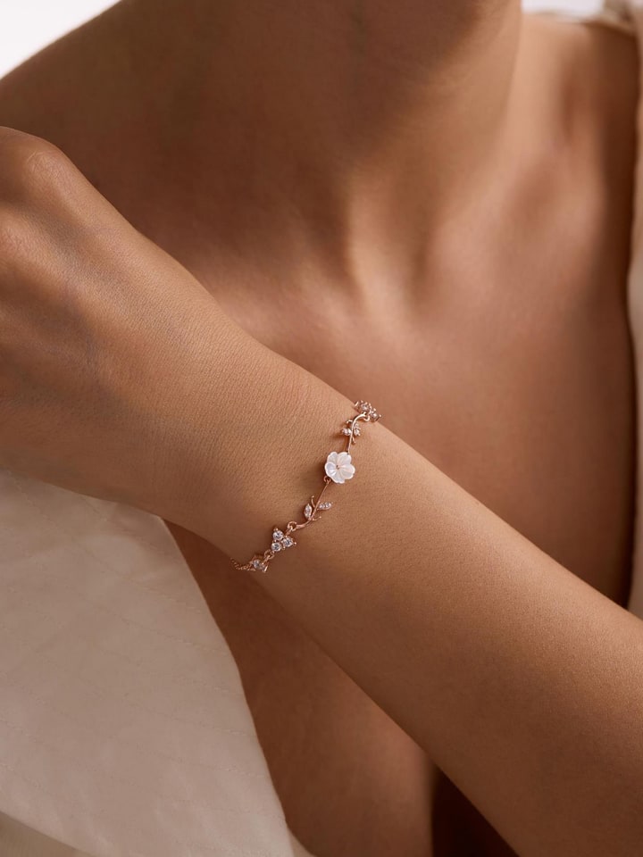 Lodie Silver Srebrna bransoletka z elementami ozdobnymi rozmiar: onesize